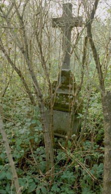 Grave at the cemetery in Wionczemin