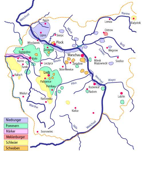 Albert Breyer - Landschaftliche Gliederung des Deutschtums in Mittelpolen