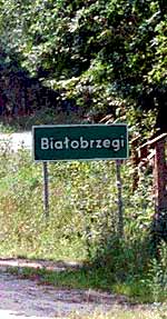 Village sign Białobrzegi
